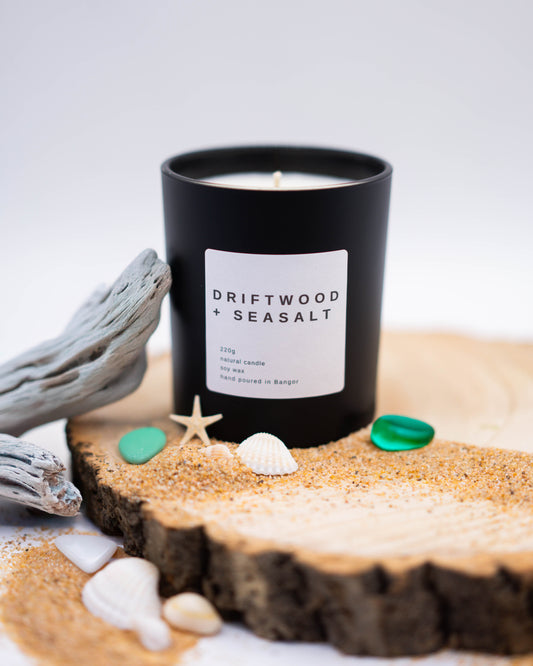 Driftwood + Sea Salt Soy Candle